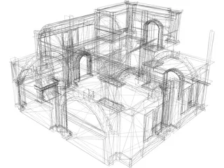 Building Temple 3D Model