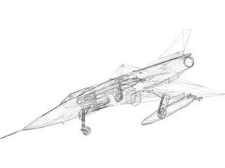 Dassault Mirage IIIC 3D Model