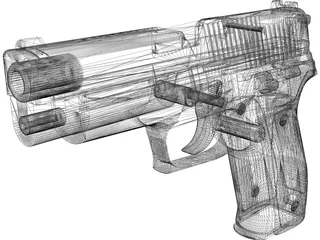 Sig Auer P-226 3D Model