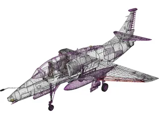 A-4 Skyhawk (Two Seat) 3D Model