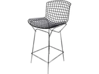 Bertoia Stool 3D Model