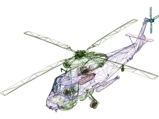 Kaman SH-2F Seasprite 3D Model