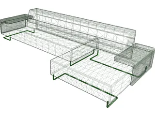 Lowland Sofa 3D Model