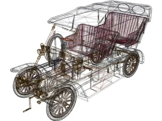 Rolls-Royce Silver Ghost 3D Model