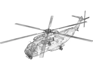 Sikorsky CH-53 Sea Stallion 3D Model