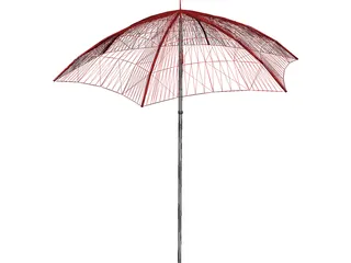 Beach Umbrella 3D Model