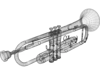 Trumpet 3D Model