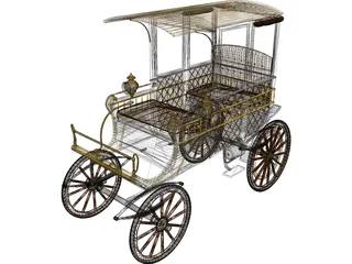 Woods Station Wagon (1900) 3D Model