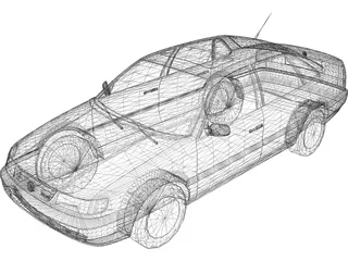 Volkswagen Passat (1997) 3D Model