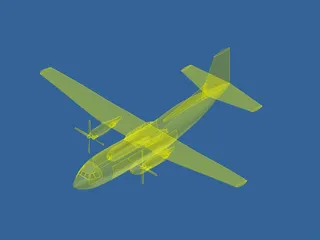 C-160 Transall 3D Model