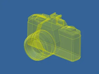 Camera Photo 3D Model