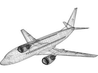 Boeing 737-500 3D Model