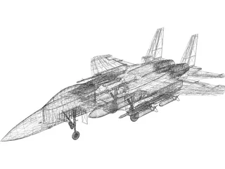 F-15E 3D Model