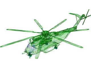 Sikorsky MH-53E Pave Low 3D Model