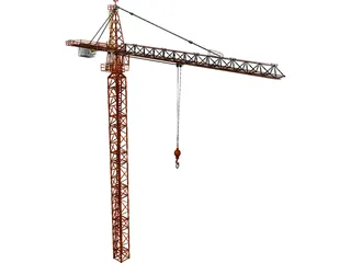 Tower Crane 3D Model