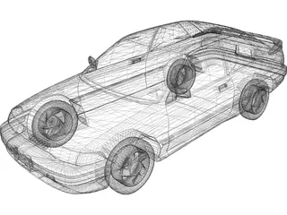 Ford Escort (1997) 3D Model