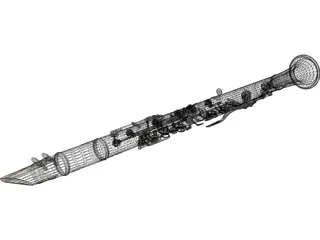 Clarinet 3D Model