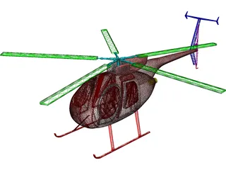 MD-500 3D Model