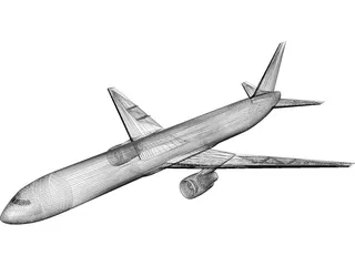 Boeing 767-300 3D Model