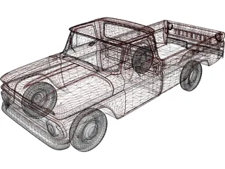 Chevrolet Pickup (1966) 3D Model