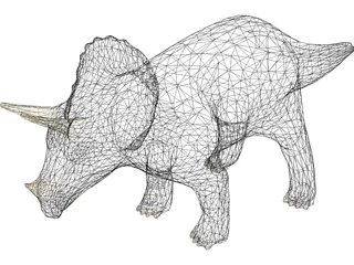 Triceratops 3D Model