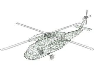 Sikorsky MH-60 Stallion 3D Model