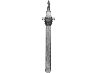 Nelsons Column 3D Model