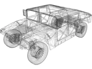 Humvee 3D Model