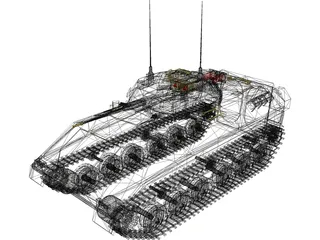 M3 Bradley 3D Model