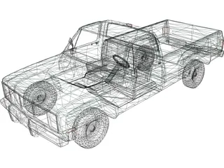 GMC Pickup (1985) 3D Model