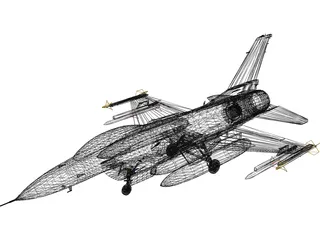 F-16C 3D Model