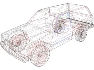 Chevrolet S10 Blazer (1986) 3D Model