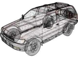 Nissan Pathfinder (1998) 3D Model