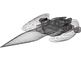 Voinian Spaceship 3D Model