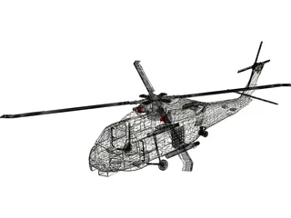 Sikorsky SH-60 Seahawk 3D Model