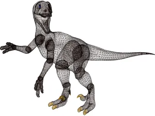 Velociraptor 3D Model