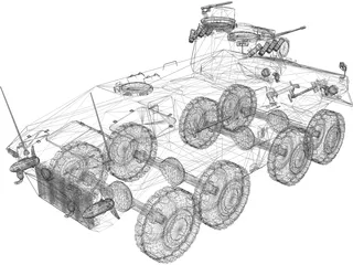 Luchs APC Personal Carrier 3D Model