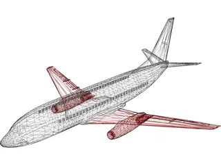 Boeing 737-200 3D Model