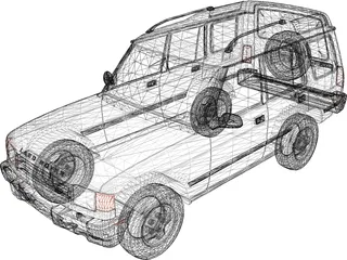 Land Rover Discovery (1996) 3D Model