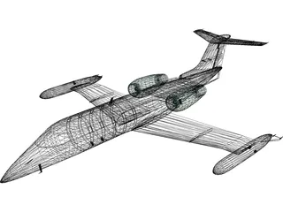 Bombardier Learjet 35 3D Model