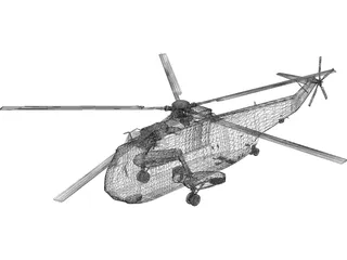 Sikorsky SH-3H Sea King 3D Model