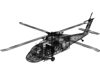 Sikorsky UH-60L Black Hawk [+Interior] 3D Model