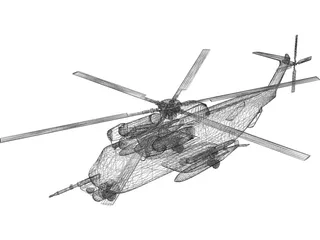 Sikorsky MH-53J Pave Low III 3D Model