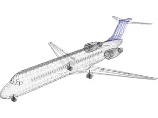 Boeing 717-200 3D Model