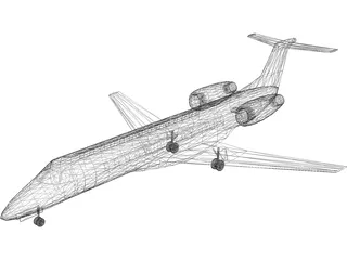 Embraer ERJ 135 3D Model