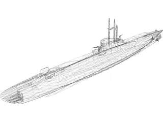 HMS Seawolf 3D Model