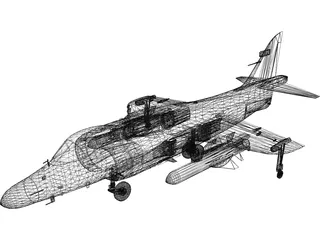 BAE Sea Harrier Mk.2 3D Model