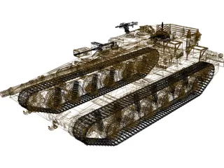 Merkava MK3 3D Model