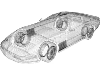 Chevrolet Corvette (1992) 3D Model