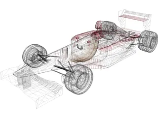 Ferrari F399 F1 (1999) 3D Model